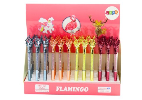 Długopis Z Jeleniem Diamenciki Niebieski Czarny Wkład 0.7mm Mix Długopis Z Jeleniem Diamenciki Niebieski Czarny Wkład 0.7mm Mix