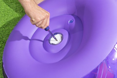 Dmuchany Fotel Kosmos LED 72 x 72 x 64 Bestway 75122 Fioletowy Dmuchany Fotel Kosmos LED 72 x 72 x 64 Bestway 75122 Fioletowy