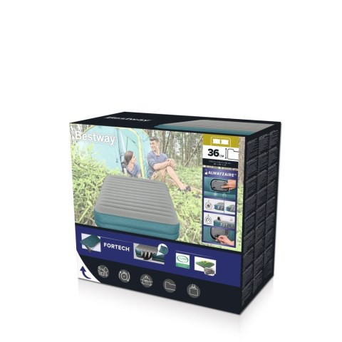 Dmuchany Materac Pompka 203 x 152 cm Bestway 69078 Dmuchany Materac Pompka 203 x 152 cm Bestway 69078