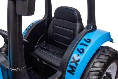 Traktor Na Akumulator A011 24V Niebieski Traktor Na Akumulator A011 24V Niebieski