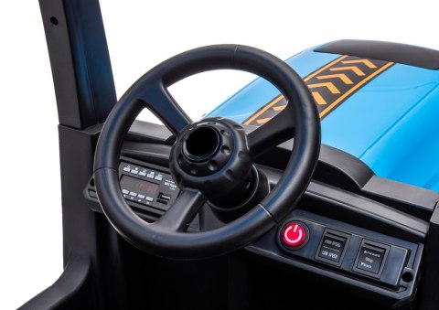 Traktor Na Akumulator A011 24V Niebieski Traktor Na Akumulator A011 24V Niebieski