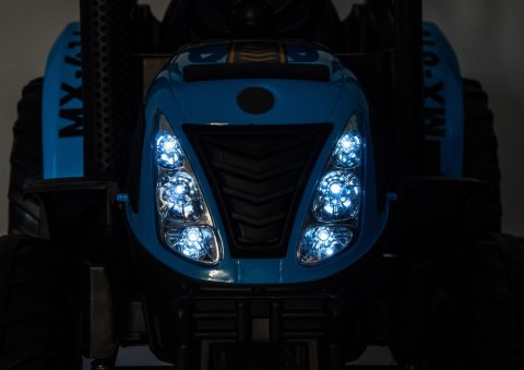 Traktor Na Akumulator A011 24V Niebieski Traktor Na Akumulator A011 24V Niebieski