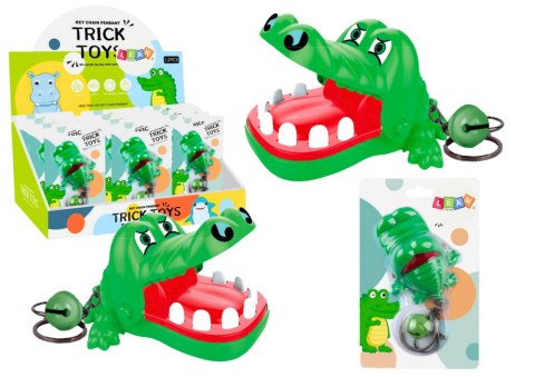 Brelok Z Gryzącym Krokodylkiem Dzwoneczek Zielony Brelok Z Gryzącym Krokodylkiem Dzwoneczek Zielony