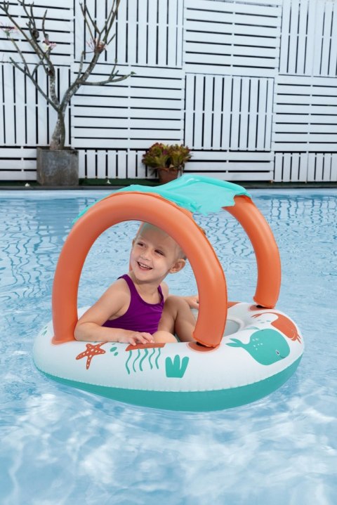 Dmuchany Ponton z Daszkiem 84 x 67cm Bestway 34203 Dmuchany Ponton z Daszkiem 84 x 67cm Bestway 34203