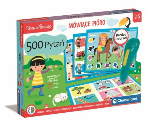 Mówiące Pióro 500 Pytań Uczę się Bawiąc Język Polski Clementoni 50782 Mówiące Pióro 500 Pytań Uczę się Bawiąc Język Polski Clementoni 50782