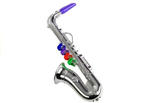 Instrument Muzyczny Dla Dzieci Instrument Dęty Saksofon Srebrny Instrument Muzyczny Dla Dzieci Instrument Dęty Saksofon Srebrny