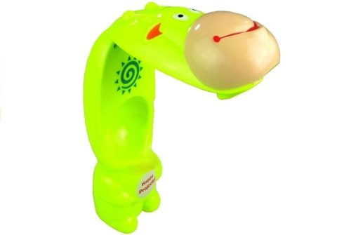 Projektor Do Rysowania Rzutnik Krówka 3 Dyski Pisaki Zielony 3w1