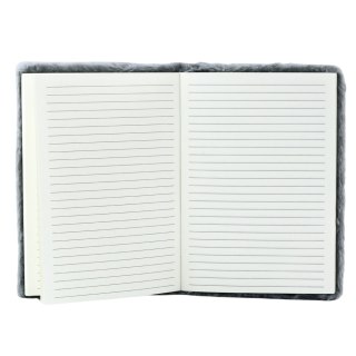 Pluszowy Zeszyt Notatnik W Linie Zając Szary A5 80 Kartek