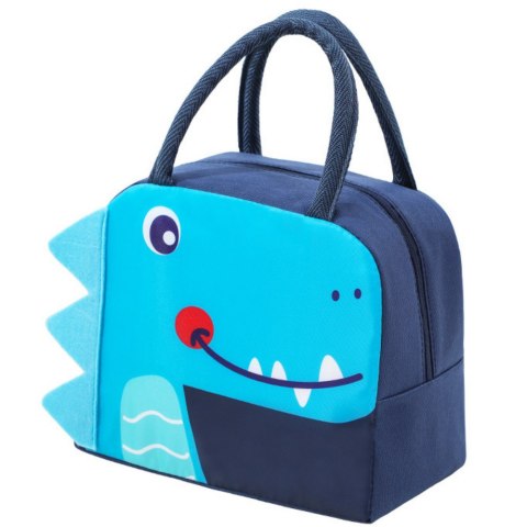 Torba Termiczna Izolacyjna Śniadaniowa Lunch Bag Dinozaur Niebieski 23cm Torba Termiczna Izolacyjna Śniadaniowa Lunch Bag Dinozaur Niebieski 23cm