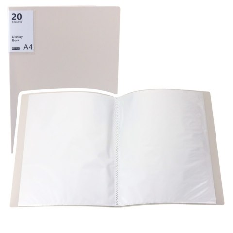 Teczka Z Koszulkami Album Ofertowy 20 Stron A4 Beżowa Teczka Z Koszulkami Album Ofertowy 20 Stron A4 Beżowa