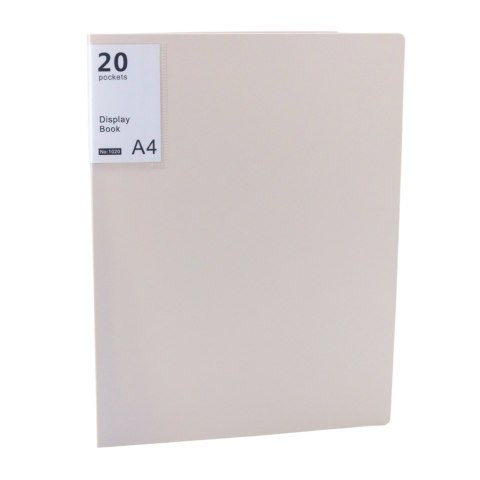 Teczka Z Koszulkami Album Ofertowy 20 Stron A4 Beżowa Teczka Z Koszulkami Album Ofertowy 20 Stron A4 Beżowa