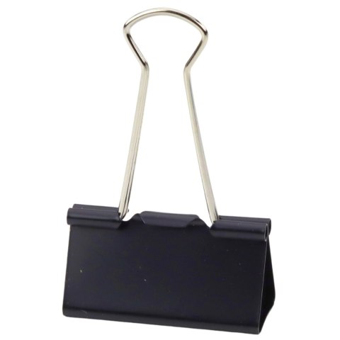 Zestaw Uniwersalne Klipsy Biurowe Stal Sprężynowa Czarny 41mm 12szt Zestaw Uniwersalne Klipsy Biurowe Stal Sprężynowa Czarny 41mm 12szt