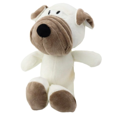 Mała Pluszowa Maskotka Przytulanka Piesek Mops Przyssawka 16cm Mała Pluszowa Maskotka Przytulanka Piesek Mops Przyssawka 16cm