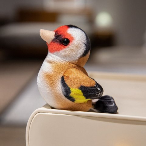 Mały Pluszowy Ptak Niebieski Sikorka Szczygieł 10cm Mały Pluszowy Ptak Niebieski Sikorka Szczygieł 10cm