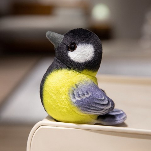 Mały Pluszowy Ptak Niebieski Sikorka Szczygieł 10cm Mały Pluszowy Ptak Niebieski Sikorka Szczygieł 10cm