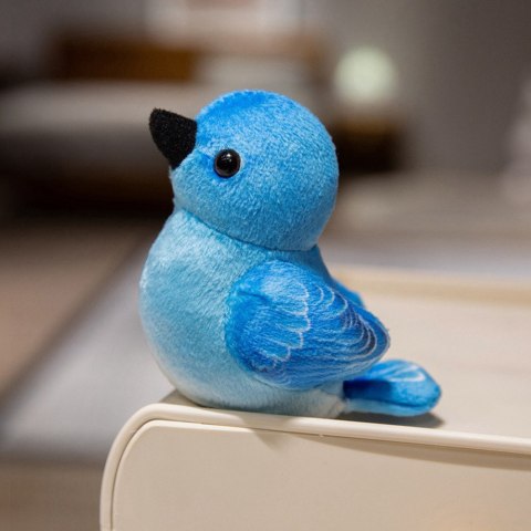 Mały Pluszowy Ptak Niebieski Sikorka Szczygieł 10cm Mały Pluszowy Ptak Niebieski Sikorka Szczygieł 10cm