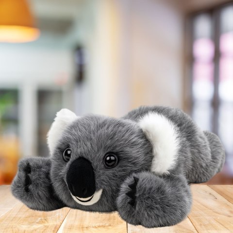 Pluszowa Maskotka Przytulanka Leżący Miś Koala Szary 30cm Pluszowa Maskotka Przytulanka Leżący Miś Koala Szary 30cm