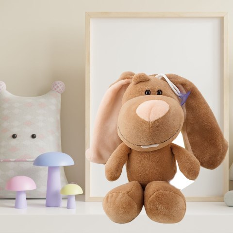 Pluszowa Maskotka Przytulanka Zajączek Z Przyssawką Brązowy 23 x 12 cm Pluszowa Maskotka Przytulanka Zajączek Z Przyssawką Brązowy 23 x 12 cm