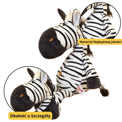 Pluszowa Maskotka Przytulanka Zebra Biało Czarna 25cm Pluszowa Maskotka Przytulanka Zebra Biało Czarna 25cm