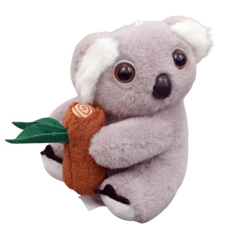 Pluszowy Brelok Koala z Gałęzią Szary Karabińczyk Złoty 12cm Pluszowy Brelok Koala z Gałęzią Szary Karabińczyk Złoty 12cm