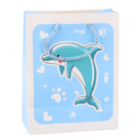 Torba Prezentowa Zwierzęta 3D Pastelowe 23x 18 x 10cm Torba Prezentowa Zwierzęta 3D Pastelowe 23x 18 x 10cm