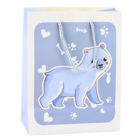 Torba Prezentowa Zwierzęta 3D Pastelowe 23x 18 x 10cm Torba Prezentowa Zwierzęta 3D Pastelowe 23x 18 x 10cm