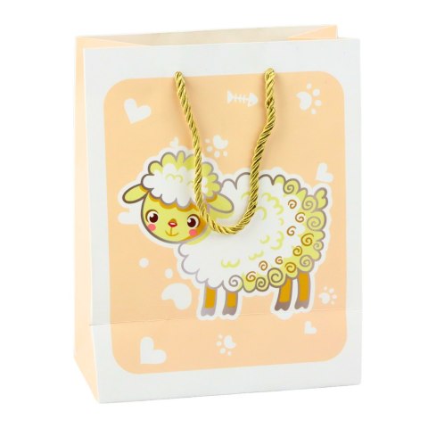 Torba Prezentowa Zwierzęta 3D Pastelowe 23x 18 x 10cm Torba Prezentowa Zwierzęta 3D Pastelowe 23x 18 x 10cm