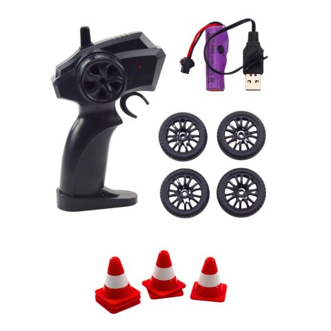 Auto Sportowe Do Driftu Wymienne Koła Zdalnie Sterowany RC 4WD Czerwony