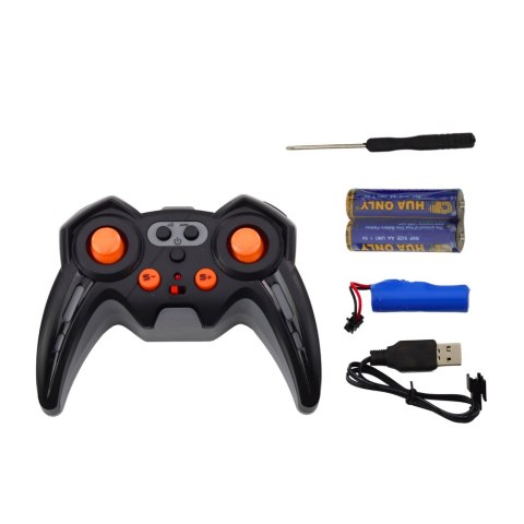 Laweta Z Koparką Zdalnie Sterowana RC Światła Dźwięki 1:24