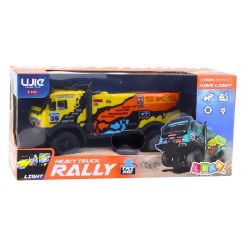 Samochód Ciężarowy Zdalnie Sterowany RC Pilot Dźwięki Żółty Samochód Ciężarowy Zdalnie Sterowany RC Pilot Dźwięki Żółty