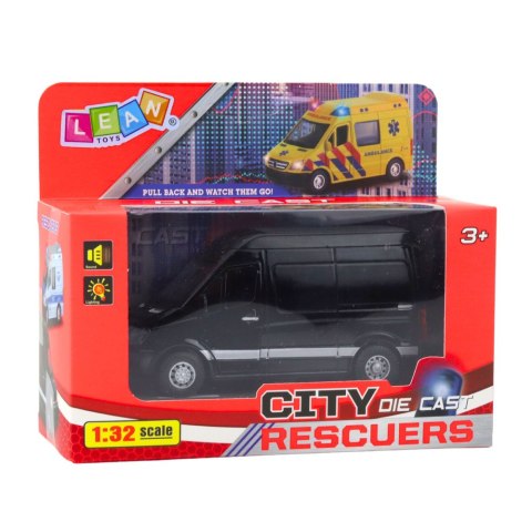 Samochód Dostawczy Metalowy Dźwięki Czarny Samochód Dostawczy Metalowy Dźwięki Czarny