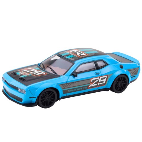 Samochód Sportowy Wyścigowy Napęd Na Tył Niebieski Samochód Sportowy Wyścigowy Napęd Na Tył Niebieski