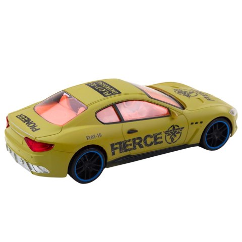 Samochód Sportowy Wyścigowy Napęd Na Tył Piaskowy Khaki Samochód Sportowy Wyścigowy Napęd Na Tył Piaskowy Khaki