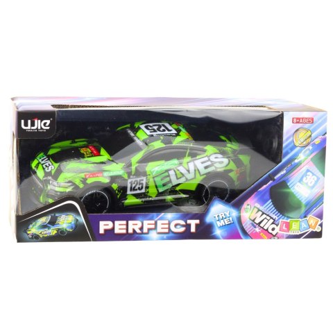 Samochód Sportowy Zdalnie Sterowany Pilot Dźwięk Zielony Samochód Sportowy Zdalnie Sterowany Pilot Dźwięk Zielony