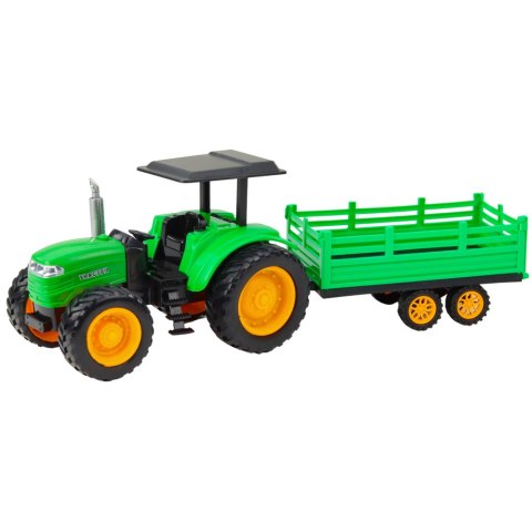 Traktor Farmerski Z Przyczepą Zdalnie Sterowany RC Zielony Traktor Farmerski Z Przyczepą Zdalnie Sterowany RC Zielony