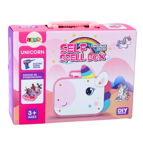 Zestaw Klocków Konstrukcyjnych Wkrętarka Jednorożec DIY