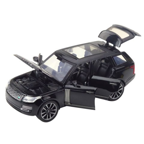 Auto Range Samochód Range Rover Czarny Efekty Dżwiękowe Czarny Auto Range Samochód Range Rover Czarny Efekty Dżwiękowe Czarny