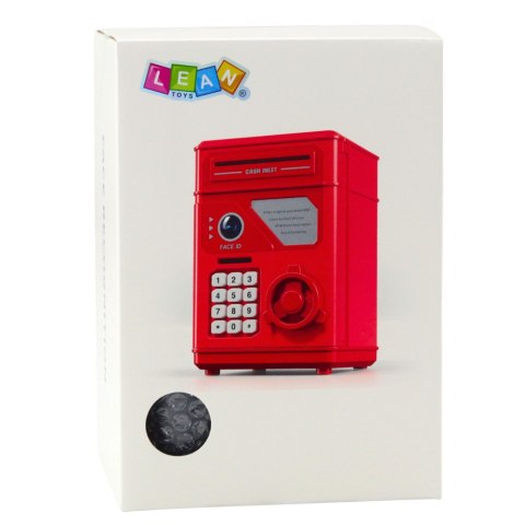 Elektroniczny Sejf Bankomat Skarbonka Na PIN Dla Dzieci Różowy