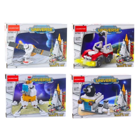 Klocki Konstrukcyjne Stacja Kosmiczna Rakieta Kolekcja 24-58 el. Mix