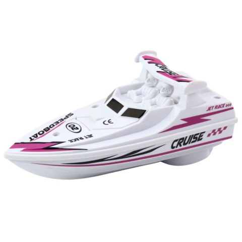 Łódź Motorówka Na Baterie Biała Pływająca Wodna Łódź Motorówka Na Baterie Biała Pływająca Wodna