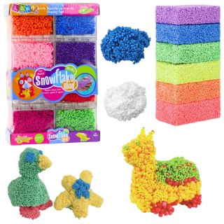 Masa Plastyczna Piankowe Kuleczki W Pudełkach Kolorowe 8szt.