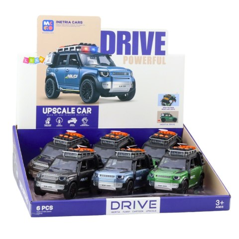 Samochód Terenowy Rapid Napęd Otwierane Drzwi Światła Dźwięki Mix
