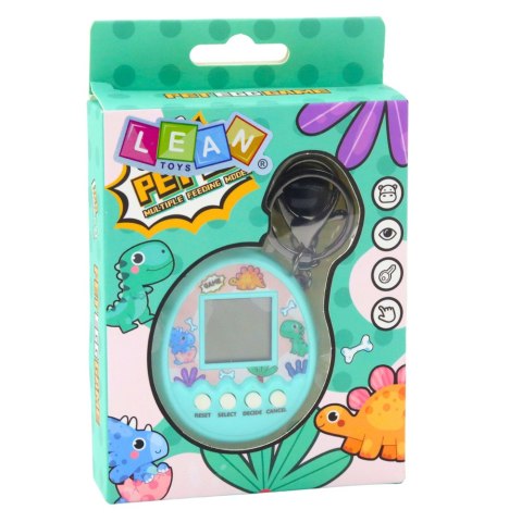 Tamagotchi Pet Egg Gra Elektroniczna 168W1 Brelok Z Dzwoneczkiem Turkusowa Tamagotchi Pet Egg Gra Elektroniczna 168W1 Brelok Z Dzwoneczkiem Turkusowa