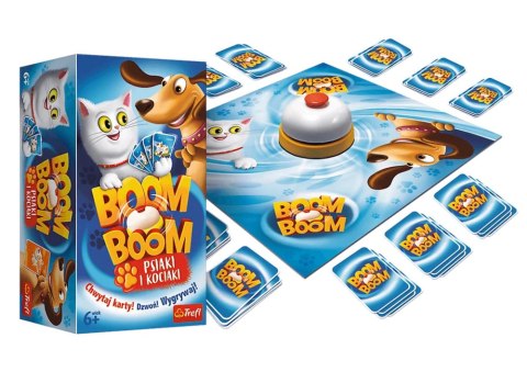 Gra zręcznościowa Boom Boom Psiaki i Kociaki Trefl 01909 Gra zręcznościowa Boom Boom Psiaki i Kociaki Trefl 01909