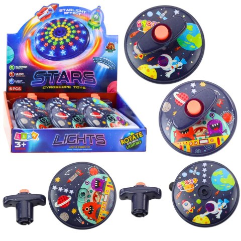 Kolorowy Świecący Dysk Kosmos Ufo Kręcący Bączek Spinning Top Kolorowy Świecący Dysk Kosmos Ufo Kręcący Bączek Spinning Top