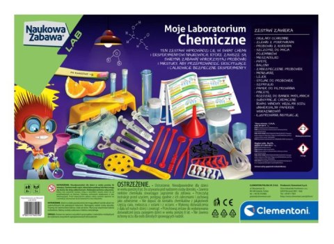 Naukowa Zabawa Moje Laboratorium Chemiczne Język Polski Clementoni 60250 Naukowa Zabawa Moje Laboratorium Chemiczne Język Polski Clementoni 60250