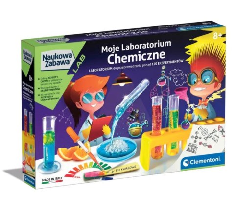 Naukowa Zabawa Moje Laboratorium Chemiczne Język Polski Clementoni 60250 Naukowa Zabawa Moje Laboratorium Chemiczne Język Polski Clementoni 60250