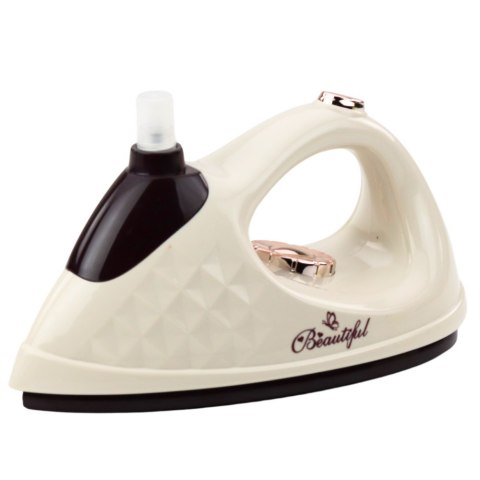 Żelazko Zabawkowe Spryskiwacz Światła Dźwięki Kremowe Żelazko Zabawkowe Spryskiwacz Światła Dźwięki Kremowe