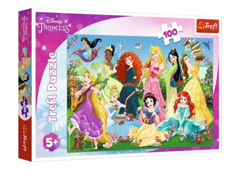 Puzzle - 100 - Czarujące Księżniczki - Disney Princess - Trefl 16417 Puzzle - 100 - Czarujące Księżniczki - Disney Princess - Trefl 16417