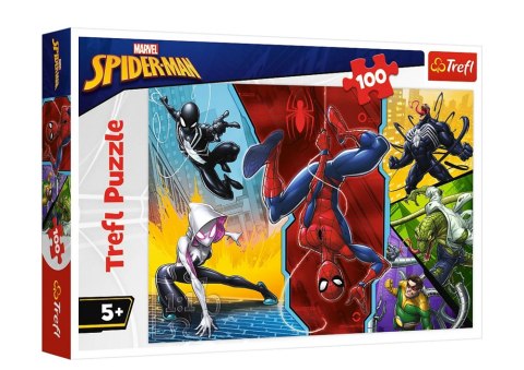 Puzzle - 100 - Do góry nogami - Spiderman - Trefl 16347 Puzzle - 100 - Do góry nogami - Spiderman - Trefl 16347
